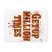 Opstaan in miljoenen tijden| De beste inspirerend  Magneet (Horizontaal)