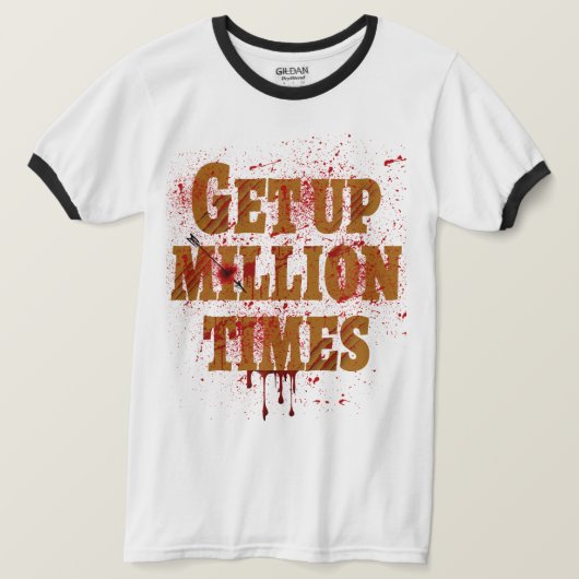 Opstaan in miljoenen tijden| De beste inspirerend  T-shirt (Design voorkant)