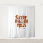 Opstaan in miljoenen tijden| De beste inspirerend  Wandkleed (Voorkant)