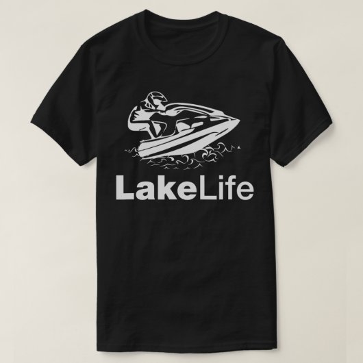Opstaan Jet Ski Lake Life 2Stroke T-shirt (Design voorkant)