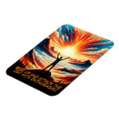 Opstaan met enthousiasme magneet (Linkerzijde)