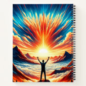 Opstaan met enthousiasme notitieboek (Achterkant)