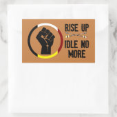 Opstaan - Niet meer Sticker stationair (Tas)