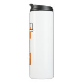 Opstaan peddelen is mijn medicijn thermosbeker (Geroteerd rechts)