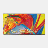 Opstaan & Schitteren Motivatie Opbeurende Tropisch Bureaumat (Voorkant)