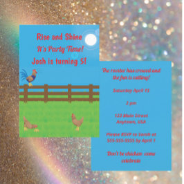 Opstaan & Shine Het is Feest Tijd Kaart