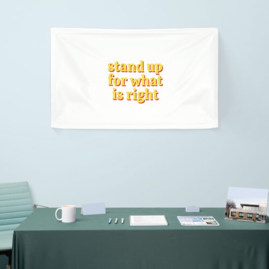 Opstaan Spandoek (Beurs)