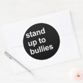 opstaan tegen de pesten ronde sticker (Envelop)