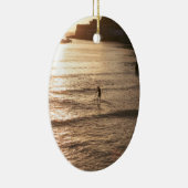 Opstaan tegen de zonsondergang van San Sebastian Keramisch Ornament (Rechts)