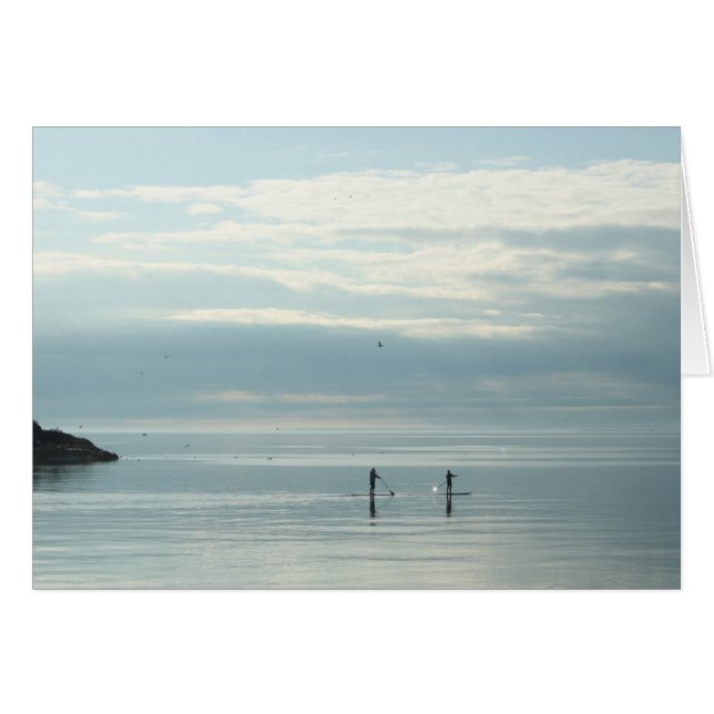 Opstaan van tapeladers op het superieure meer (Voorkant Horizontaal)