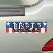 Opstaan voor Bumpersticker van de godsdienstvrijhe (Op auto)