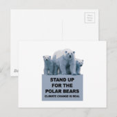 Opstaan voor de poolse Beren Briefkaart (Voorkant / Achterkant)
