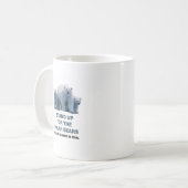 Opstaan voor de poolse Beren Koffiemok (Voorkant links)