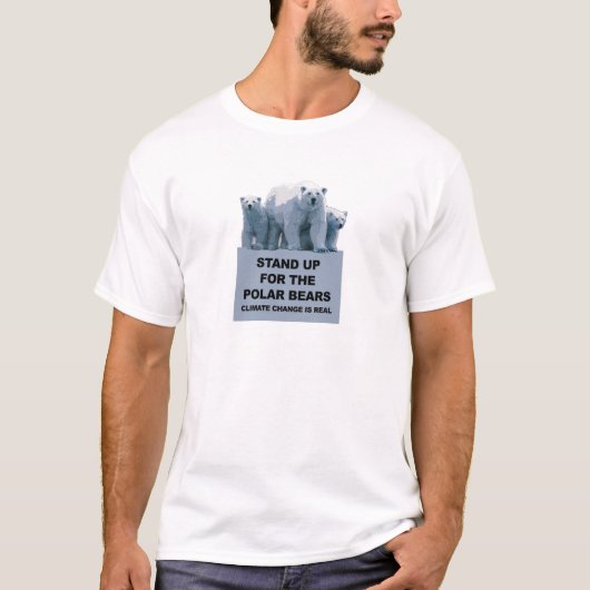 Opstaan voor de poolse Beren T-shirt (Voorkant)