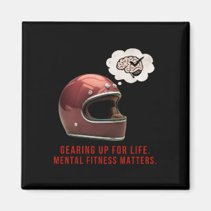 Opstaan voor het leven. Mental Fitness S Sticker Magneet