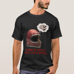 Opstaan voor het leven. Mental Fitness S Sticker T-shirt