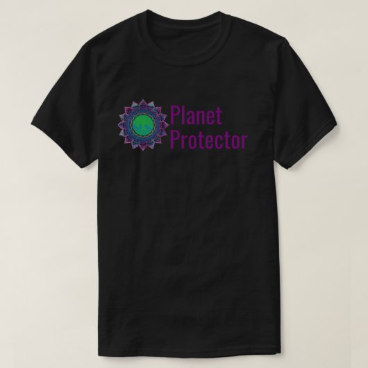 Opstaan voor onze planeet t-shirt (Design voorkant)