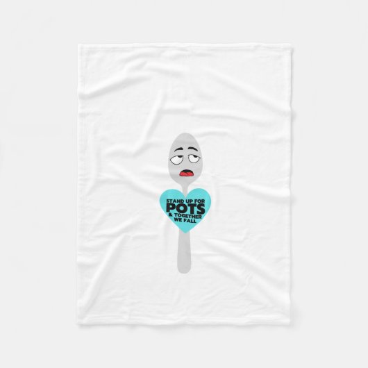 Opstaan voor potten fleece deken (Voorkant)