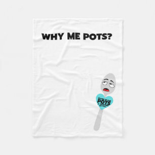 Opstaan voor potten fleece deken