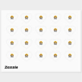 Opstaan voor snoep hart zoet sticker (Vel)