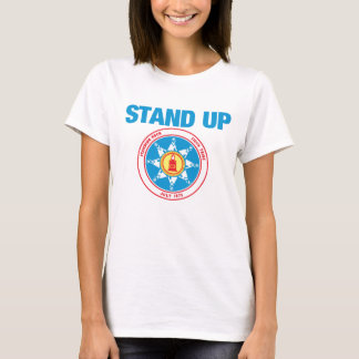 opstaan voor staande steen t-shirt