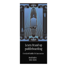 Opstaande tapelaadles reclamekaart