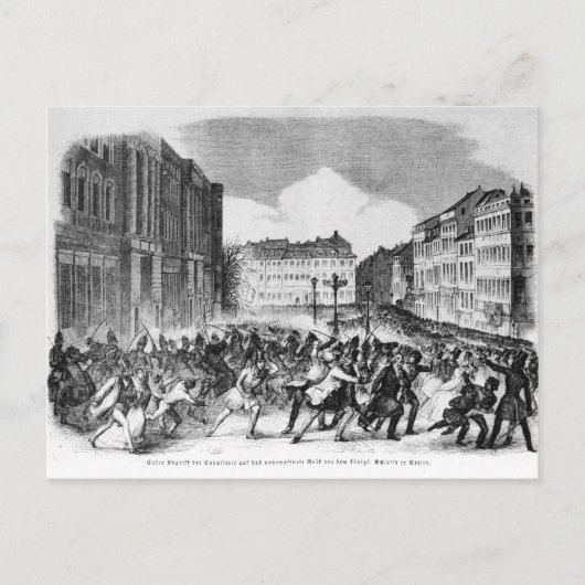 Opstand in Berlijn Briefkaart (Voorkant)