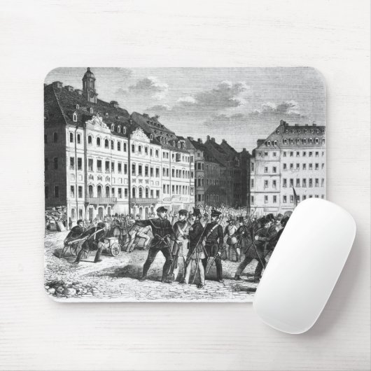 Opstand in Dresden Muismat (Met muis)
