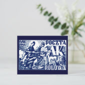 Opstand in Warschau 1944 Briefkaart (Staand voorkant)