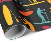 Opstand-opbergsysteem voor de SUP Paddle Boarding  Cadeaupapier (Rol Hoek)