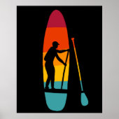 Opstand-opladenkaart SUP Paddle Boarding Graphic Poster (Voorkant)