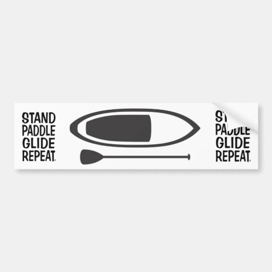 opstand-peddel-bumper bumpersticker (Voorkant)