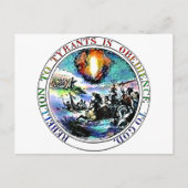 Opstand tegen tiranten is godslastering briefkaart (Voorkant)