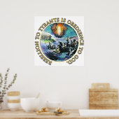 Opstand tegen tiranten is overmacht aan het Poster (Keuken)