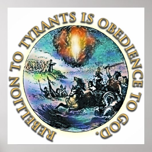 Opstand tegen tiranten is overmacht aan het Poster (Voorkant)