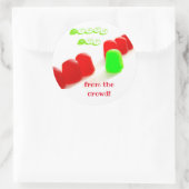 Opstand uit de Motivatie kroeg Ronde Sticker (Tas)