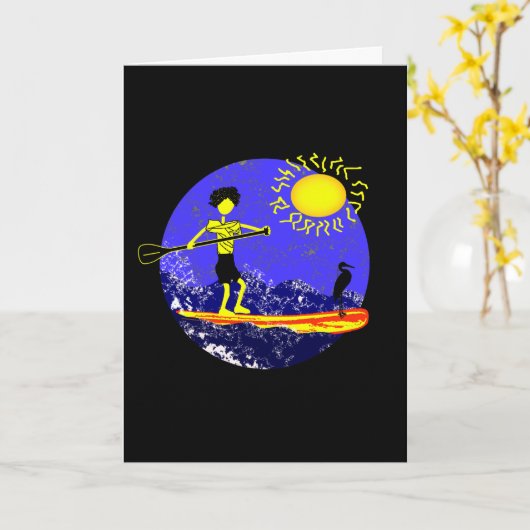 Opstand-uppedelontwerp Kaart (Gele Bloem)