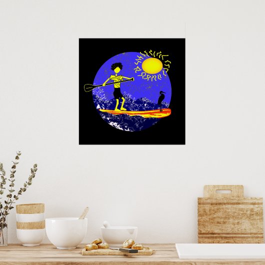 Opstand-uppedelontwerp Poster (Keuken)