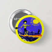 Opstand-uppedelontwerp Ronde Button 5,7 Cm (Voorkant /achterkant)