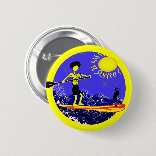 Opstand-uppedelontwerp Ronde Button 5,7 Cm (Voorkant /achterkant)