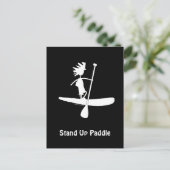 Opstand voor het Silhouette-ontwerp van de pedel Briefkaart (Staand voorkant)