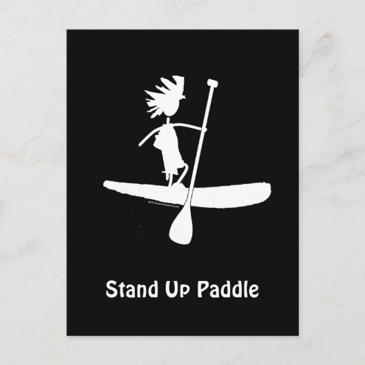 Opstand voor het Silhouette-ontwerp van de pedel Briefkaart (Voorkant)