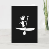 Opstand voor het Silhouette-ontwerp van de pedel Kaart (Voorkant)