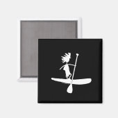 Opstand voor het Silhouette-ontwerp van de pedel Magneet (Voorkant / Achterkant)