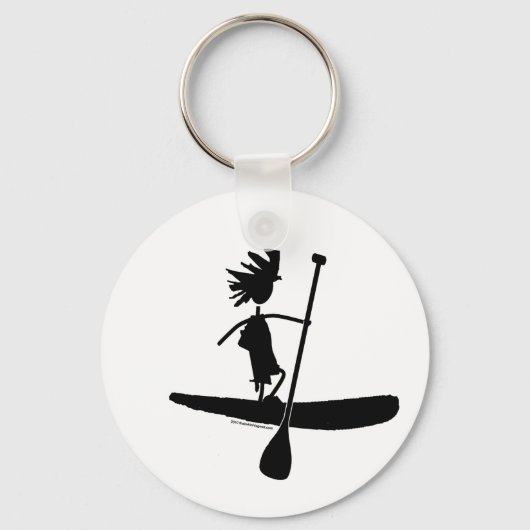 Opstand voor het Silhouette-ontwerp van de pedel Sleutelhanger (Voorkant)