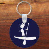 Opstand voor het Silhouette-ontwerp van de pedel Sleutelhanger (Voorkant)