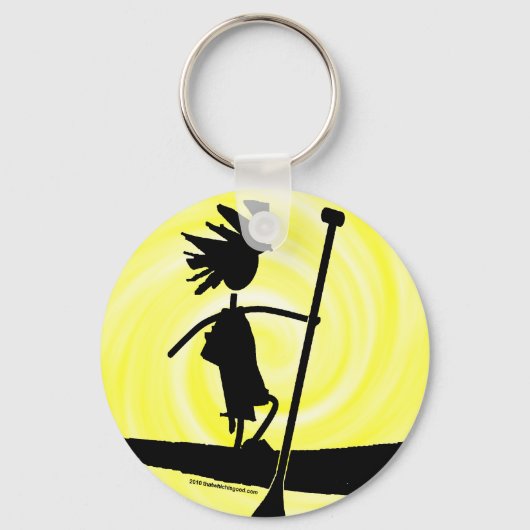 Opstand voor het Silhouette-ontwerp van de pedel Sleutelhanger (Voorkant)