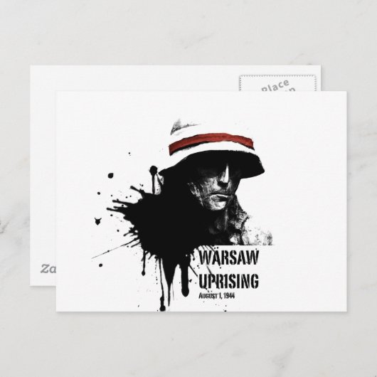 opstand warschau briefkaart (Voorkant / Achterkant)