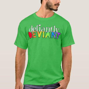 Opstandig afwijkende muziek retro t-shirt