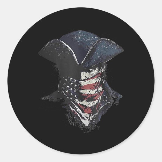 Opstandig sinds 1776 1 ronde sticker (Voorkant)